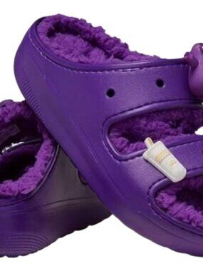 Crocs McDonalds Grimace Cozzzy Sandal Purple W7 M5 Classic Clog 209392-510
